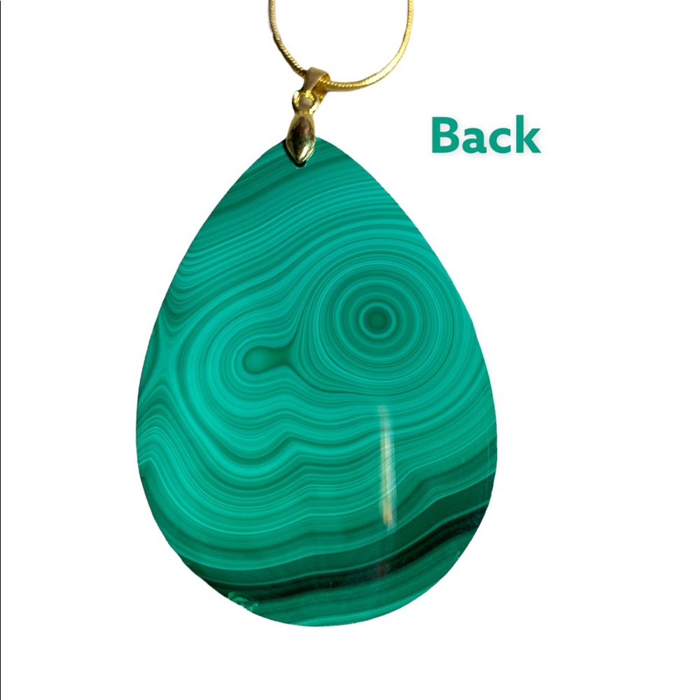 ✨Natural Malachite Necklace✨ - Picture 4 of 4